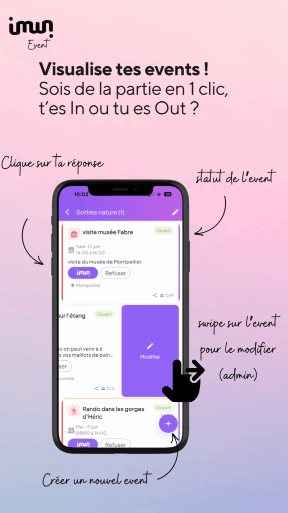10 Visualise tes events