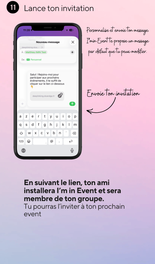 11 Lance ton invitation